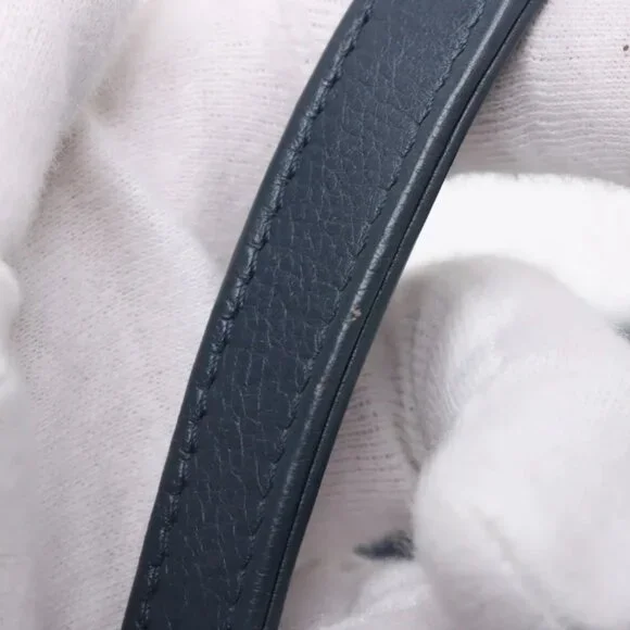 Chanel Matelasse Caviar Skin Two-Way Tote Bag Navy Blue - Picture 11 of 12